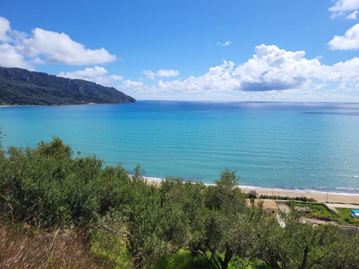 Maria Apartments Agios Georgios Pagon Dış mekan fotoğraf